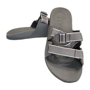 Chaco Chillos Slide Slip On Comfort Adjustable Z Strap Gray Sandals Men's 11‎